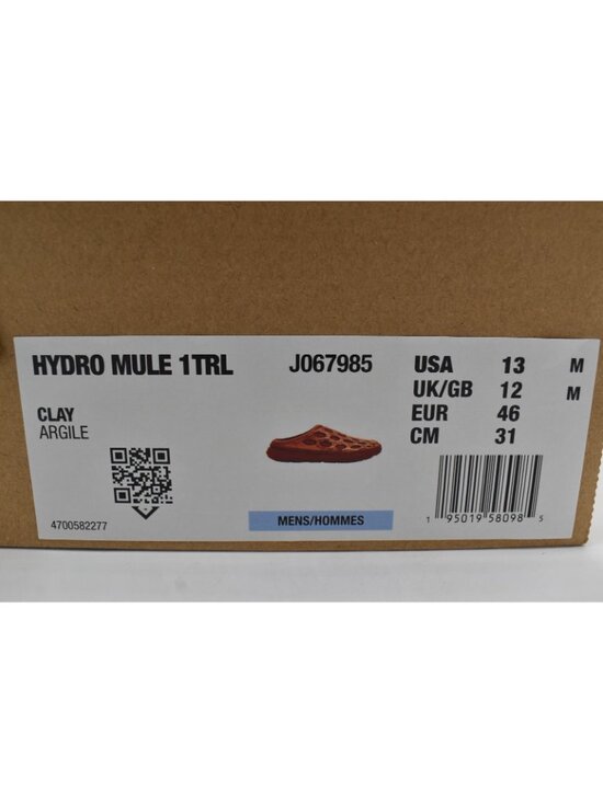 Merrell Mens‎ Size 13 Hydro Mules 1TRL Clay Orange Water Amphibious Mules Shoes